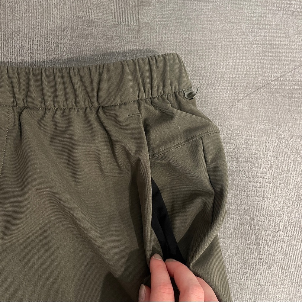 Lululemon Green Elastic Waist Track Pants Size Small - Picture 3 of 8